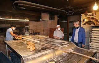 Başkan Oktay, gece fırınları inceledi