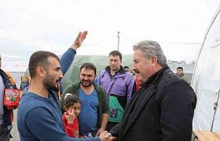 Başkan Palancıoğlu Kahramanmaraş Çadırkent’te...