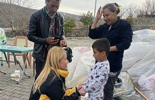 Başkan Şeniz Doğan deprem bölgesinde