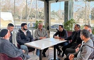 Başkan Şeref Eroğlu’ndan taziye ziyareti