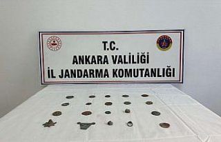 Başkentte çok sayıda tarihi eser ele geçirildi