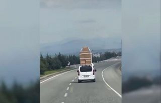 Batman-Kozluk karayolunda şaşırtan görüntü:...