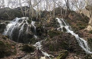 Batman’da kuruyan şelale yağışlarla yeniden...