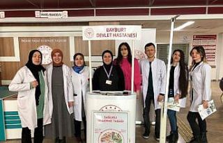 Bayburt Devlet Hastanesinde vatandaşlar obezite hakkında...