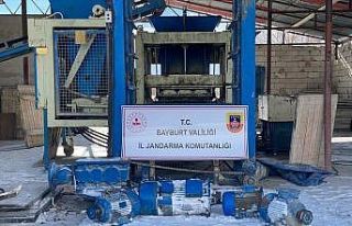 Bayburt’ta kamu kurumlarına ait malzemeleri çalan...