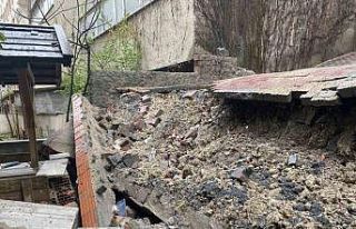 Beylikdüzü’nde sağanak yağış nedeniyle istinat...