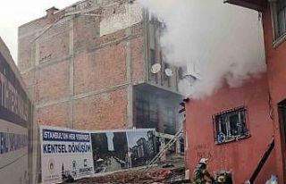 Beyoğlu’nda tek katlı gecekonduda yangın: 1 yaralı