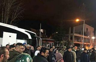 Bilecik’te umre yolcuları uğurlandı