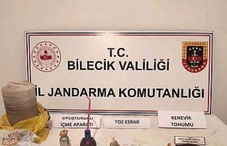 Bilecik’te uyuşturucu operasyonu