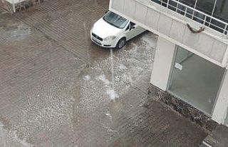 Bingöl’de dolu ve fırtına