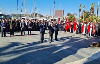 Bodrum’da Çanakkale Zaferi’nin 108. yılı kutlandı