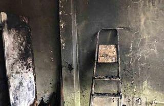 Bodrumda çıkan yangında faciadan dönüldü