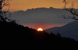 Bolu’nun yüksek kesimlerinde kartpostallık gün...