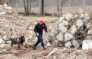 Bozkurt’taki sel felaketinde görev alan “Garip”,...