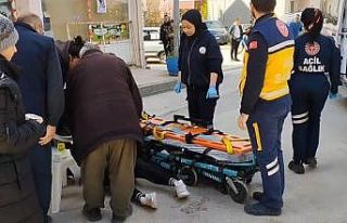 Bulgar sürücünün çarptığı kadın yaralandı