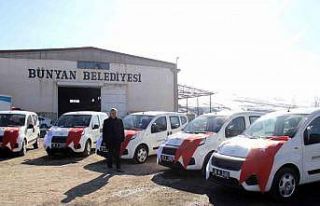 Bünyan Belediyesi araç filosu büyümeye devam ediyor
