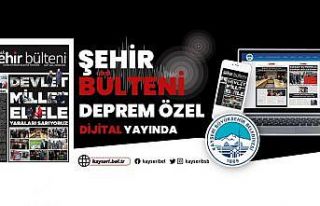 Büyükşehir Bülteni “deprem özel” sayısı...