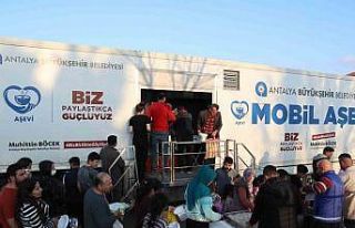 Büyükşehir’den mahallelerde sıcak yemek dağıtımı