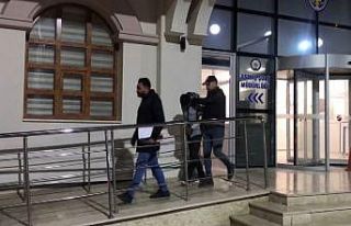 Çaldığı otomobili parçalatmak için çekiciyle...