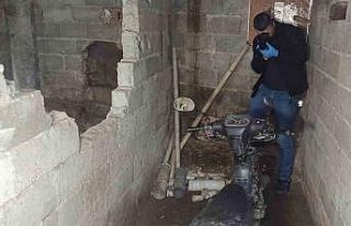 Çalınan motosiklet odunlukta bulundu