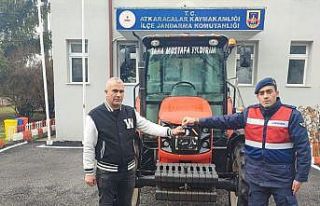 Çalınan traktör Konya’da bulundu
