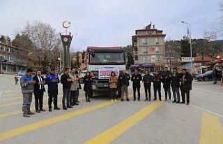 Çameli’nden deprem bölgesine Ramazan kolisi gönderildi