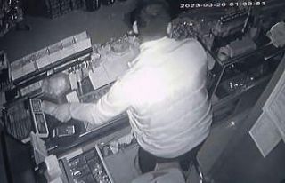 Camını kırarak girdiği marketi soydu