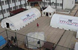 Canik Belediyesi deprem bölgesinde iftar ve sahur...