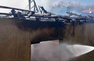 Çaycuma’da ev yangını