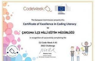 Çaycuma’ya ’Mükemmellik Sertifikası’ verildi