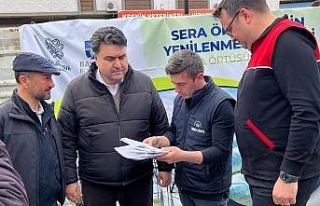 Çiftçilere sera örtüsü desteği