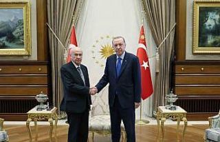 Cumhurbaşkanı Recep Tayyip Erdoğan, MHP Genel Başkanı...