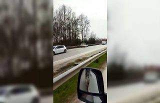 D-100’de ters yönde ilerledi, ölüme davetiye...