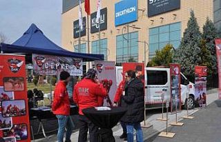 DAK deprem haftası bilgilendirme standı kuruldu
