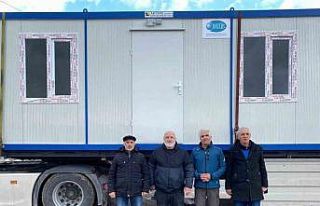 DATÜB’den Kahramanmaraş’a konteyner desteği