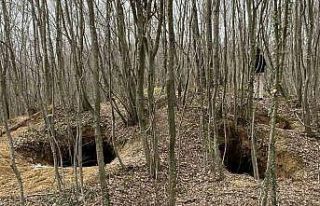 Define avcıları köyü köstebek yuvasına çevirdi