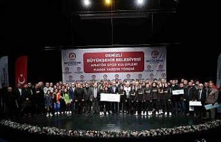 Denizli’de 191 amatör spor kulübüne 3.3 milyon...