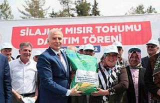 Denizli’de 3500 üreticiye 85 bin kilogram silajlık...