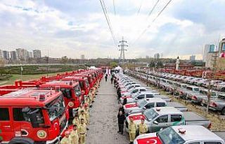 Denizli’nin ateş savaşçıları 7 arazöz ve 3...