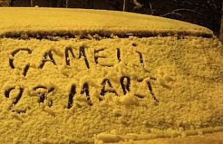 Denizli’ye Mart sonunda kar sürprizi