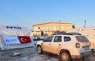Deprem bölgesindeki enerji ihtiyacı için çalışıyorlar