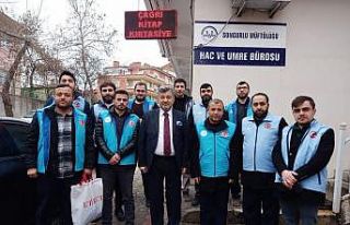 Deprem bölgesine 5 ton sıvı yağ gönderdiler
