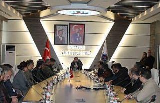 Deprem çalışmalarına destek veren personele teşekkür...