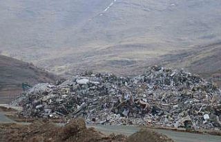 Deprem sonrası molozlar geri dönüşüme kazandırılıyor