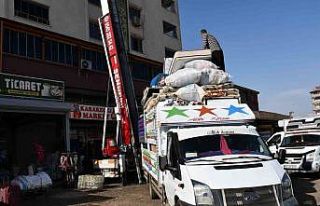 Deprem sonrası nakliyecilerde yoğunluk yaşanıyor