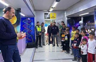 Depremzede çocuklar Konya Büyükşehir’in Bilim...
