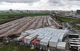 Diyarbakır’da 210 konteynerin 30’unun kurulumu...