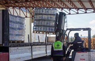 Diyarbakır’dan Şanlıurfa’ya 5 tır içme suyu...