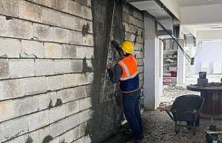 Dulkadiroğlu Gençlik Merkezinin yaraları sarılıyor