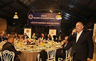 Düzce TSO ailesi iftarında buluştu
